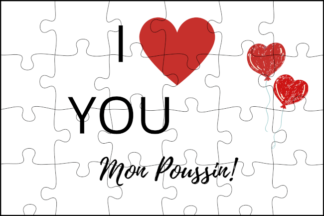 Image 1 Puzzle d'Amour à Personnaliser – Un Cadeau Romantique et Unique