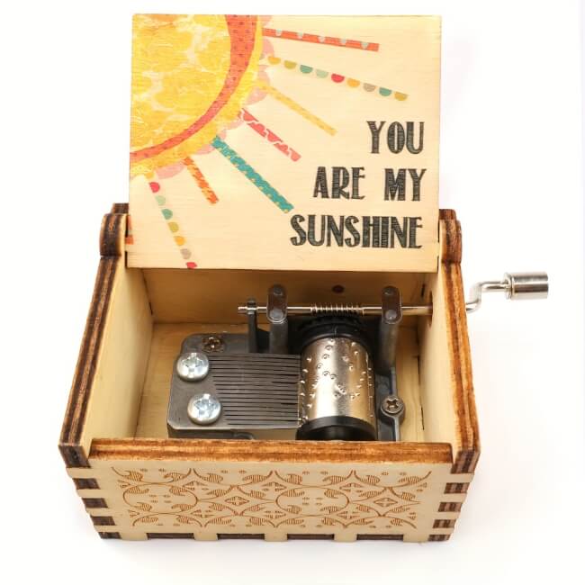 Image 1 Boîte à Musique "You Are My Sunshine" – Un Cadeau Plein de Douceur