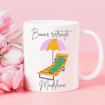 Vignette 1 Mug "Bonne Retraite" – Personnalisable avec un Prénom