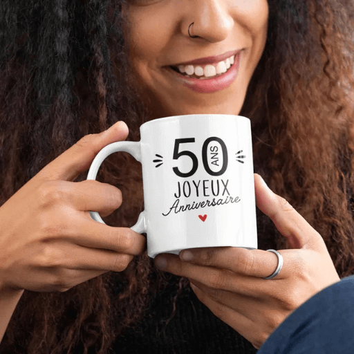 Image 1 Mug Anniversaire – Âge Personnalisable