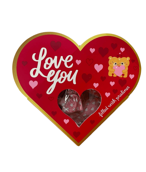 Image Bonbons Chocolat Praliné "Love You" – Une Douce Déclaration