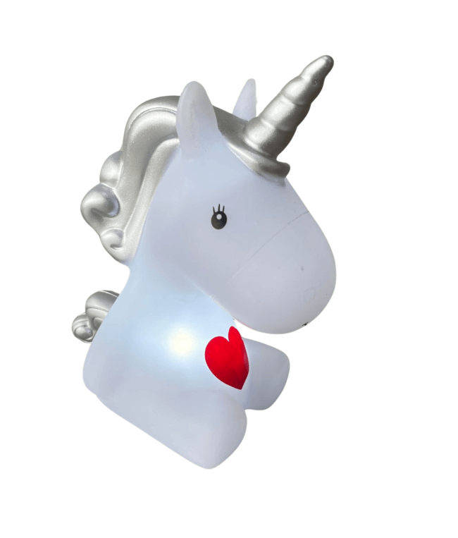 Image 1 Veilleuse Licorne Cœur Rouge – Une Lumière Magique et Enchantée