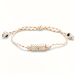 Vignette 1 Bracelet blanc Porte Bonheur "Oeil"