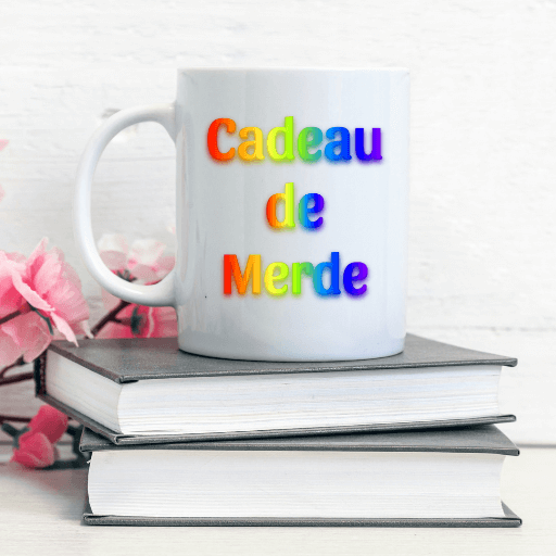 Image 1 Mug "Cadeau de Merde" – Une Touche d’Humour Personnalisée