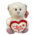 Vignette 1  Peluche Ourson "Love You" de 36 cm - Cadeau Idéal pour la Saint-Valentin