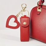 Porte rouge à lèvres avec miroir cœur – Cadeau unique et personnalisé – Idée site cadeau anniversaire