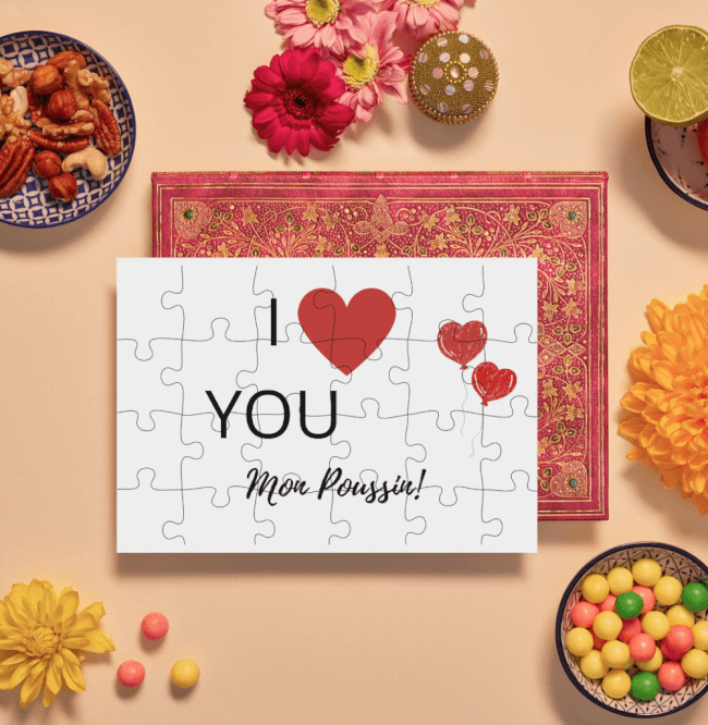 Image 2 Puzzle d'Amour à Personnaliser – Un Cadeau Romantique et Unique