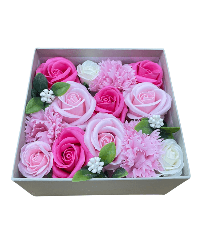 Image 2 Coffret de Fleurs de Savons Carré