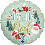 Vignette 3 Ballon "Joyeux Noël" Gonflé à l'Hélium – Une Attention Festive à Offrir