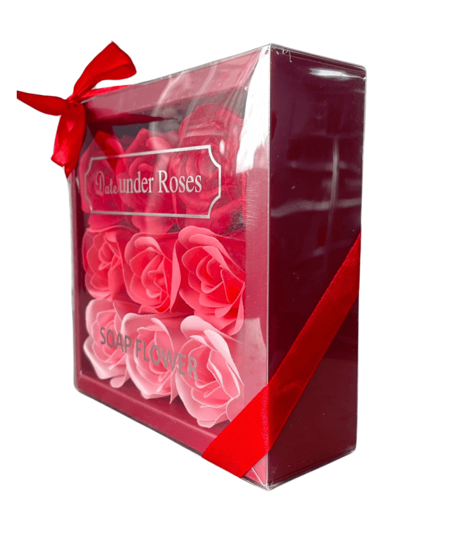 Image 2 Coffret de 9 Roses de Savon – Une Évasion Florale et Parfumée